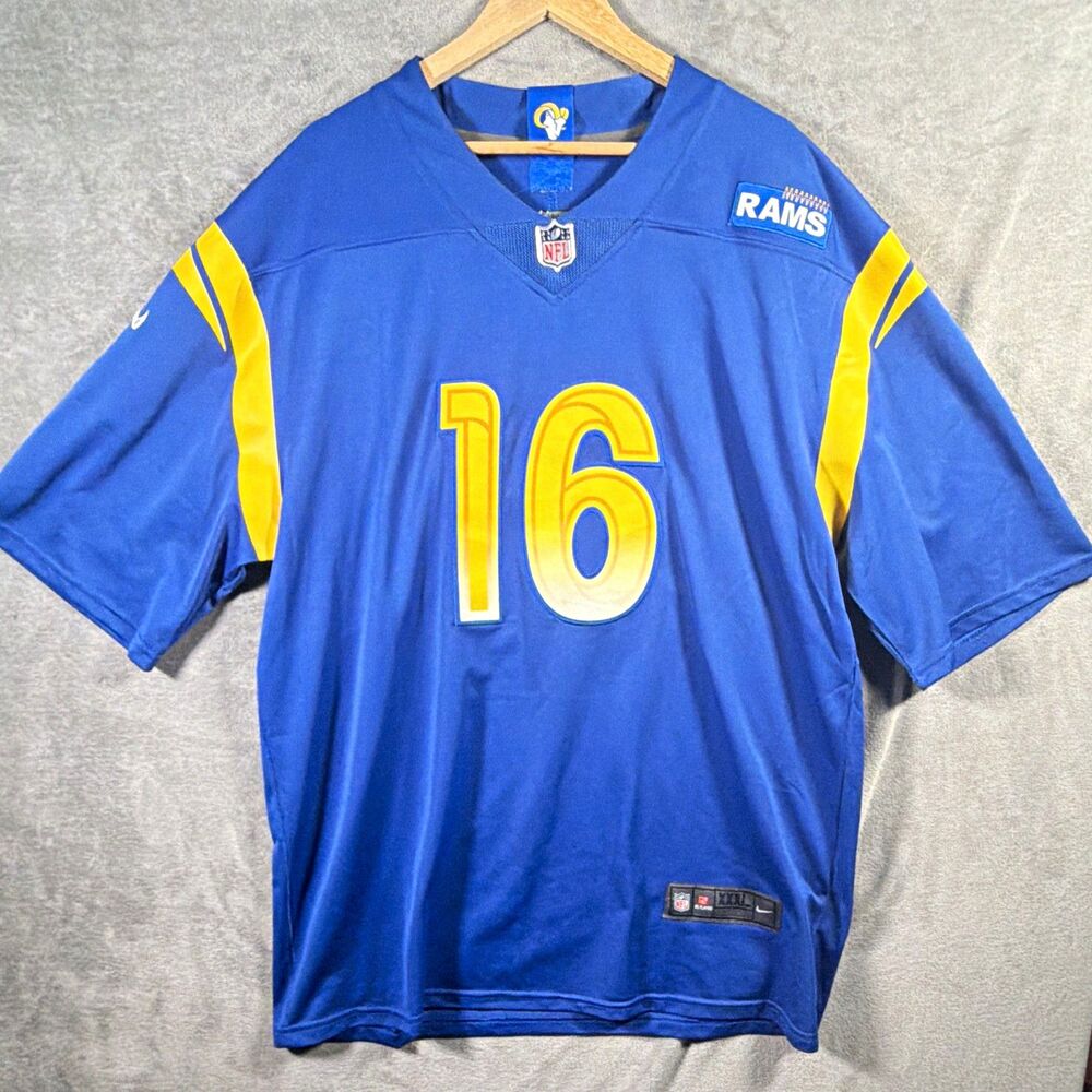 Nike Los Angeles Rams Jared Goff #16 NFL Blue/Yellow Jersey Men's XXXL